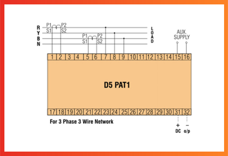D5 PAT1 - Connection diagram
