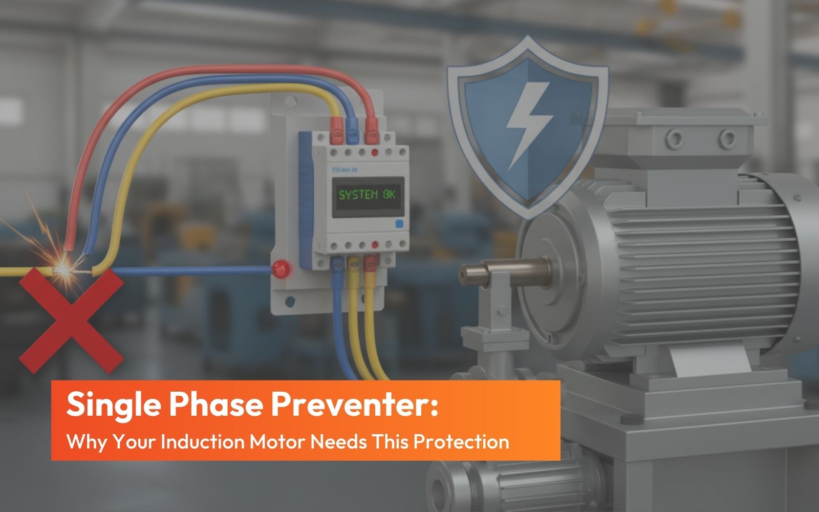 Single Phase Preventer for Induction Motors: Protection VSP-D1